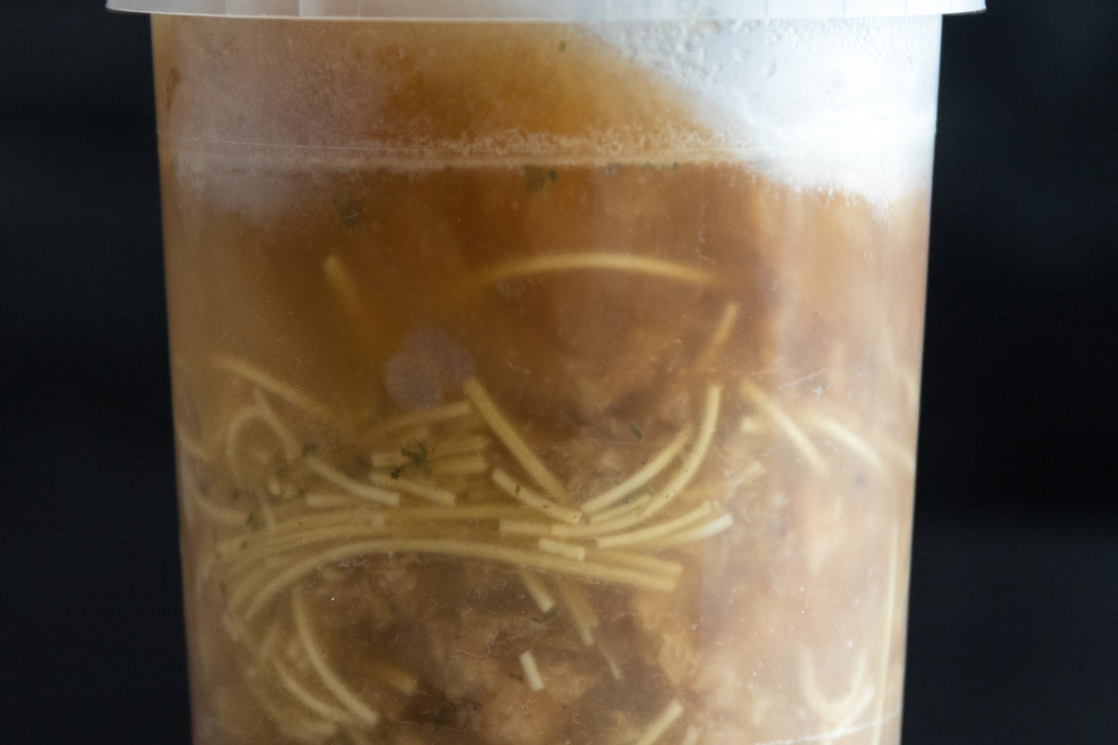 House-made chicken noodle soup
