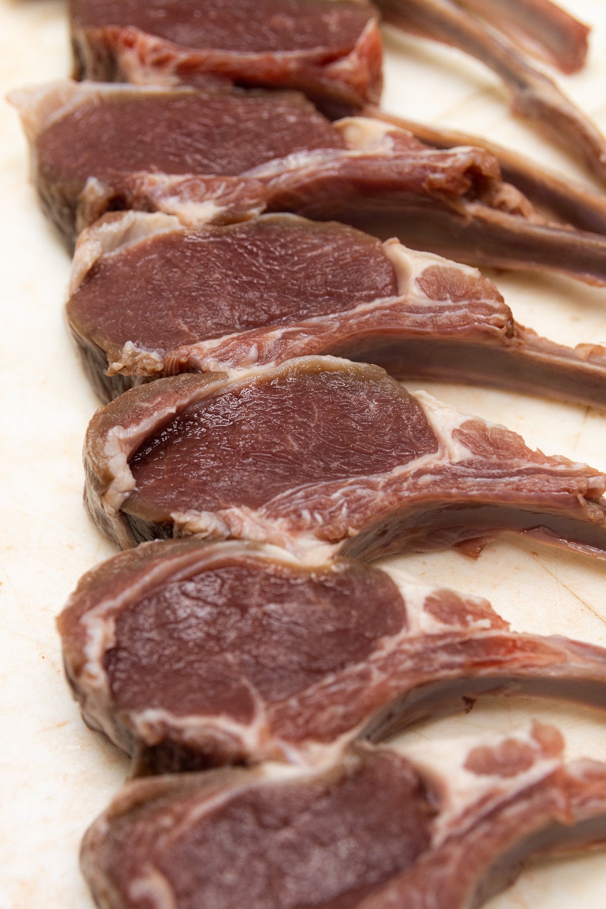 Frenched Ontario lamb chops