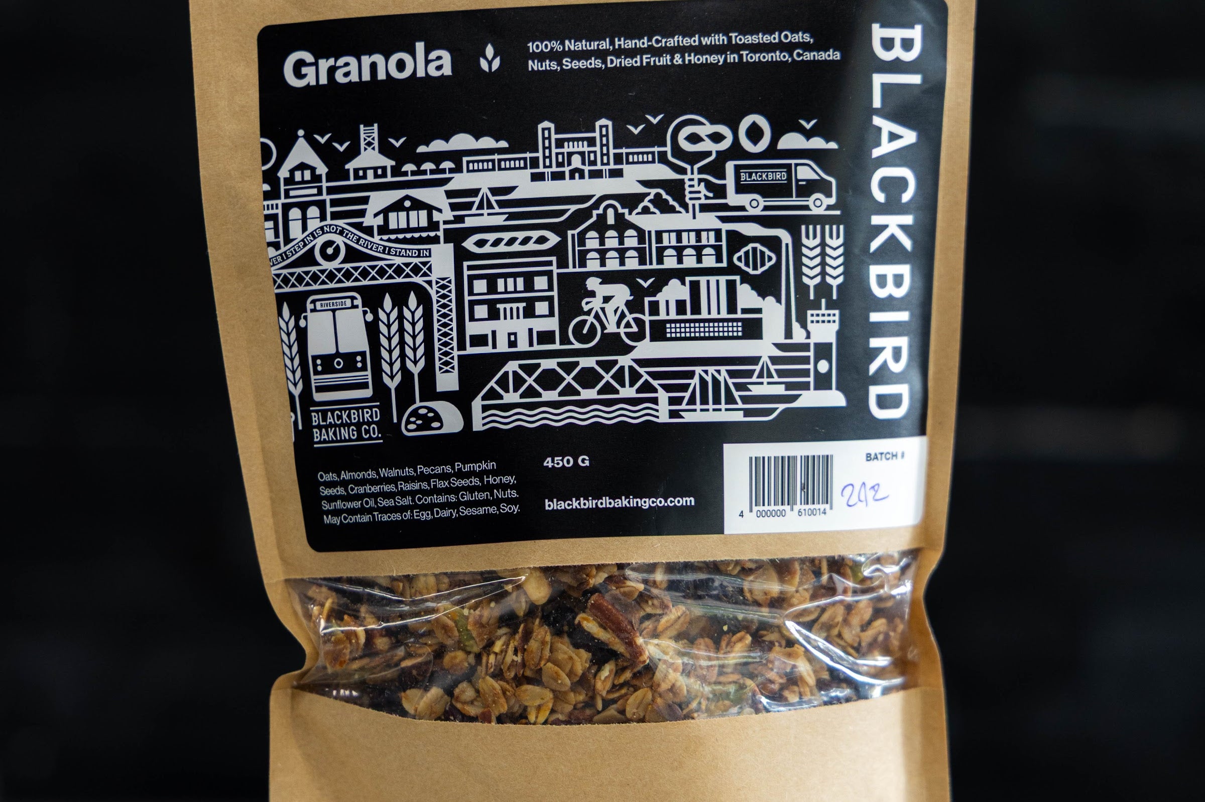 Blackbird Baking Co. Granola, 450 g bag