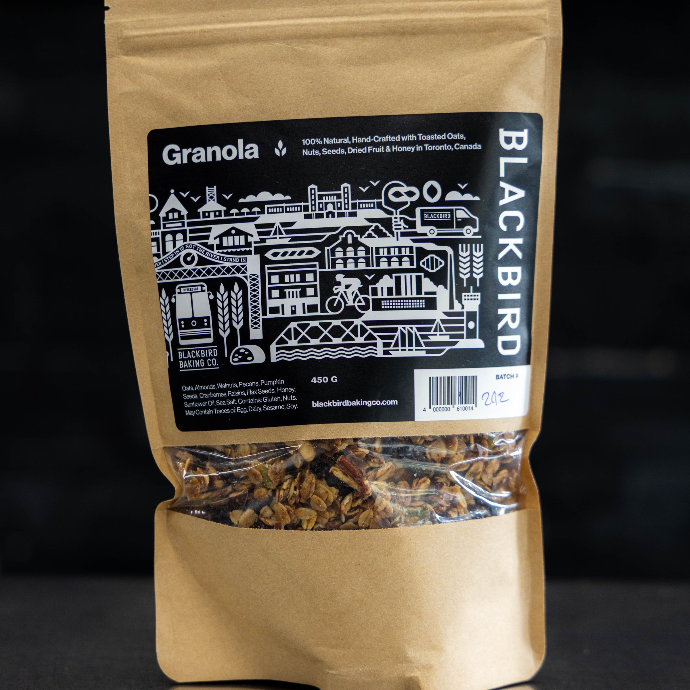 Blackbird Baking Co. Granola, 450 g bag