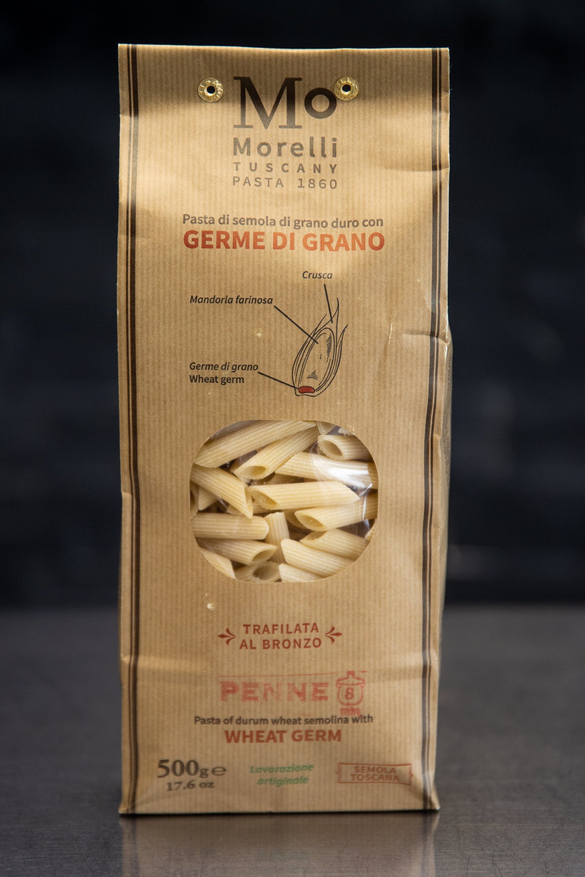 Morelli wheat germ penne