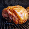 House Smoked Ham on the smoker