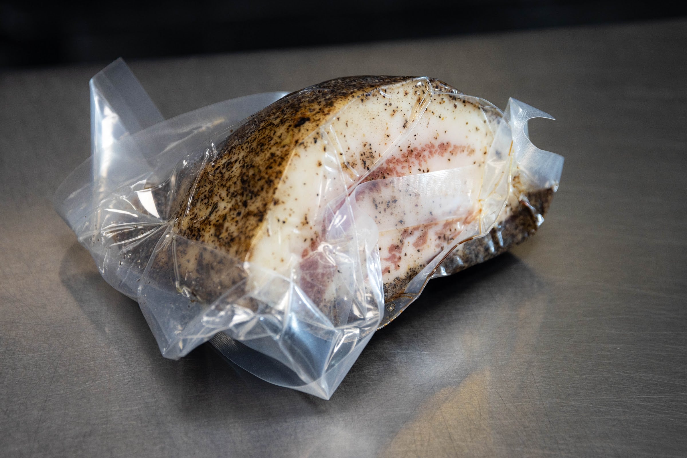 House-Cured Guanciale with black pepper crust