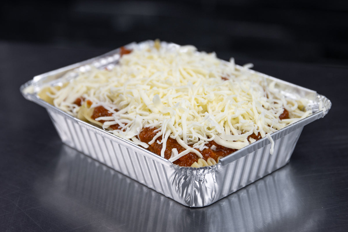 HQ Meats lasagna tray
