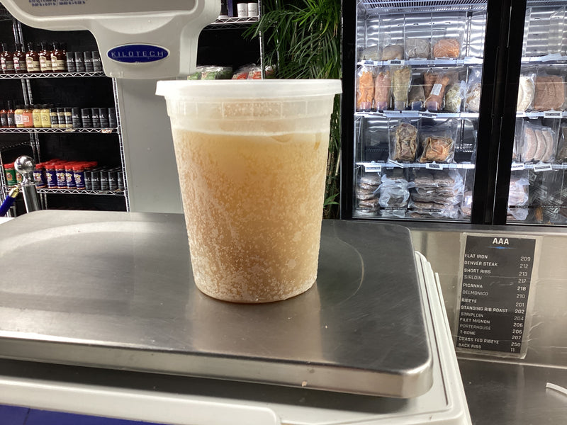 HQ Meats slow-cooked chicken broth