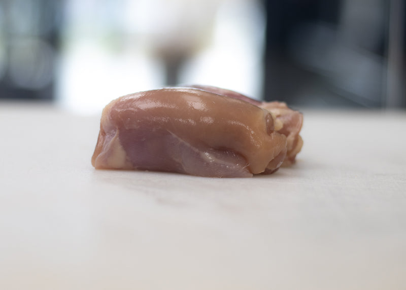 Organic free range boneless skinless chicken thighs