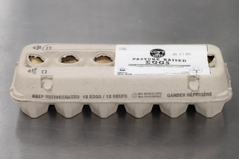Farm fresh pasture-raised eggs from HQ Meats