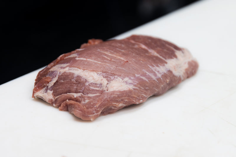 Linton Pasture Pork Presa, a marbled pork shoulder cut from HQ Meats
