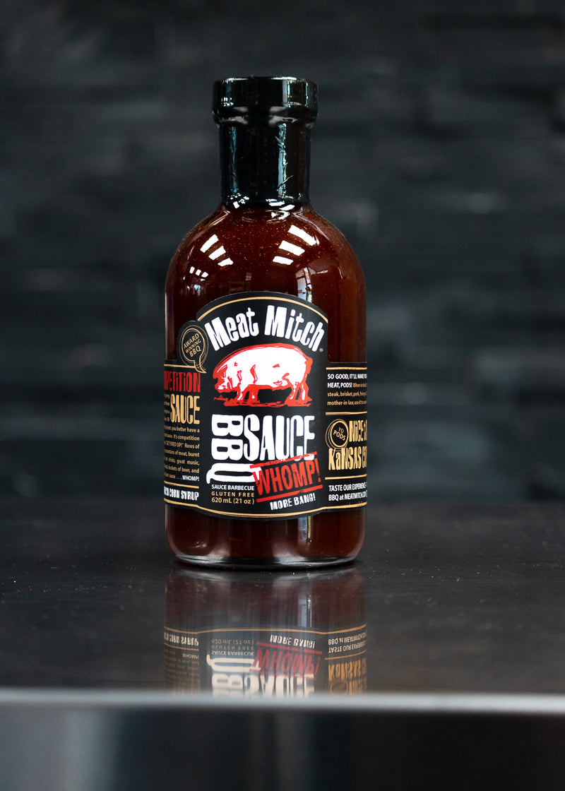 Meat Mitch Whomp BBQ sauce bottle