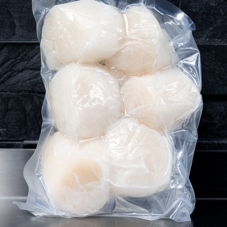 Wild-caught scallops