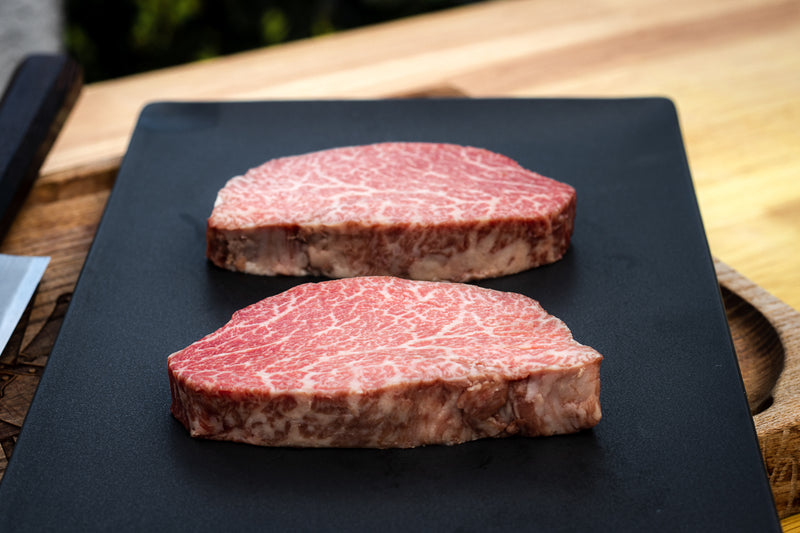 Miyazaki Japanese A5 BMS 12 Wagyu Filet Mignon steak