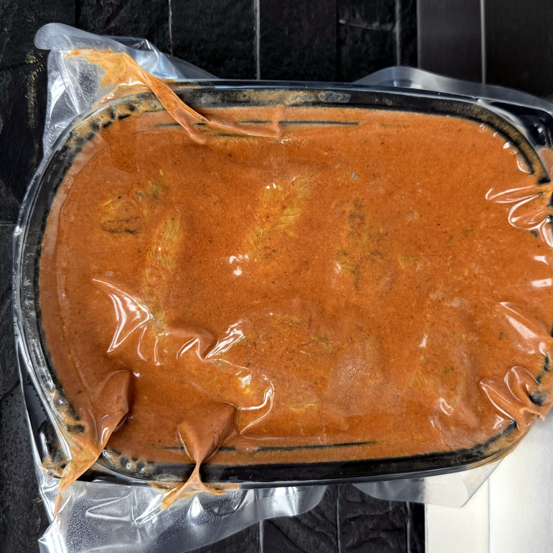 HQ Meats butter chicken, packaged